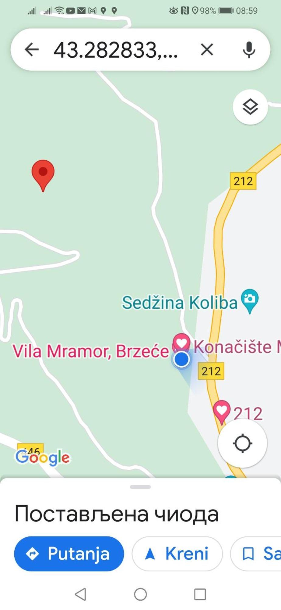 Villa Mramor Brzeće Exteriör bild